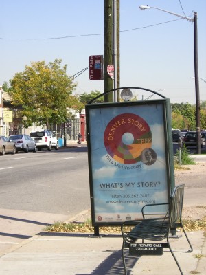 Bus stop Uptown Denver Sep 2008 Bus stop Uptown Denver Sep 2008