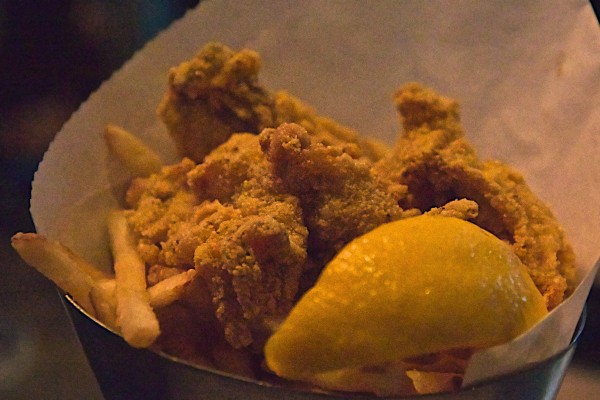 Oceanaire oysters in cornmeal Denver May 2011 (1)