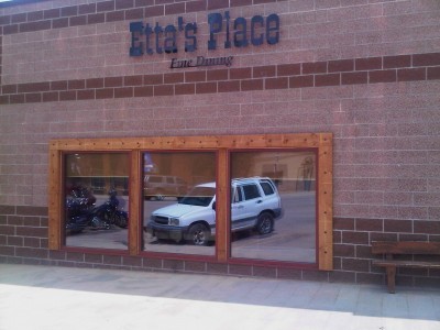 Etta's Place exterior Sundance Wyoming July 2011 fine dining Wyoming, Wyoming restaurants, Sundance restaurants