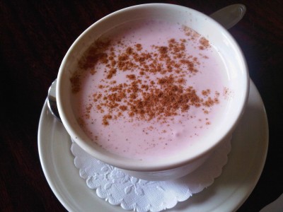 Etta's Place, strawberry soup in Wyoming