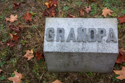 gravestones, grandpa