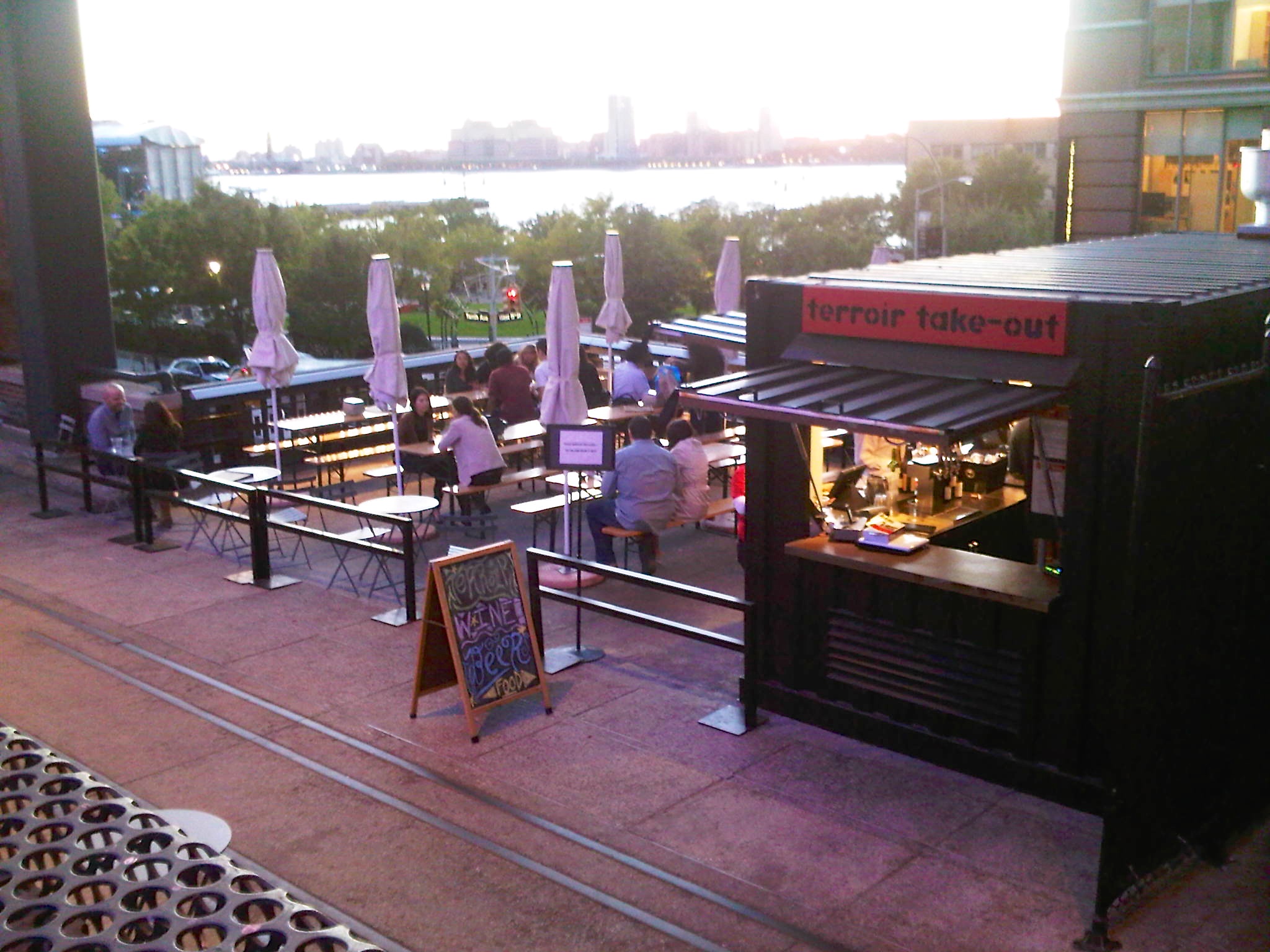 Cafe along High Line, NYC, Oct 2012 Beth Partin Restore and Explore