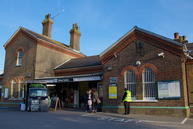 Falmer train station from the front, UK, April 2014 – Beth Partin ...