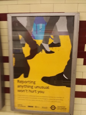 UK signs Underground April 2014