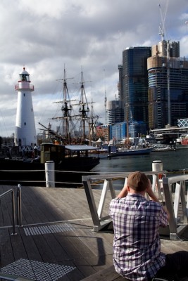 Todd in Darling Harbour, Sydney, Sept 2015