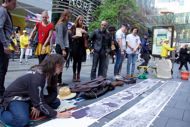 James Kite on Pitt Street in Sydney Sept 2015 1