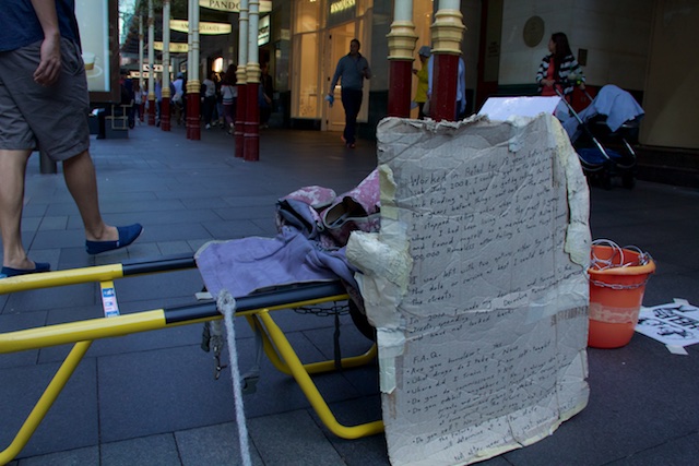 James Kite on Pitt Street in Sydney Sept 2015 2