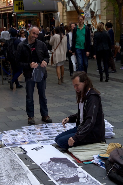 James Kite on Pitt Street in Sydney Sept 2015 4