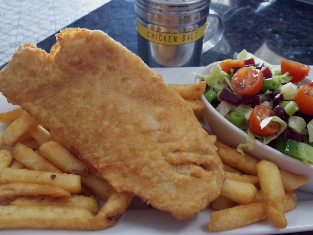 Mossman fish and chips Australia Sept 2015