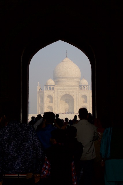 Taj Mahal aha moment Agra Dec 2015