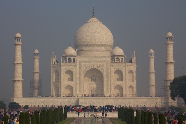 Taj Mahal from the Great Gate Agra Dec 2015